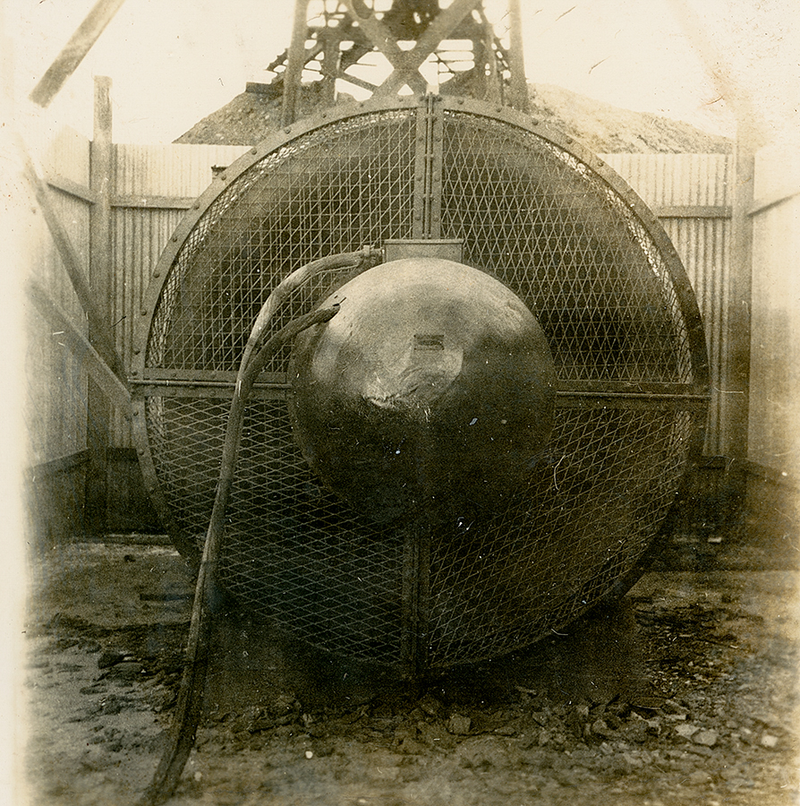 Black Star ventilation fan near Davidson Shaft, Mount Isa Mines