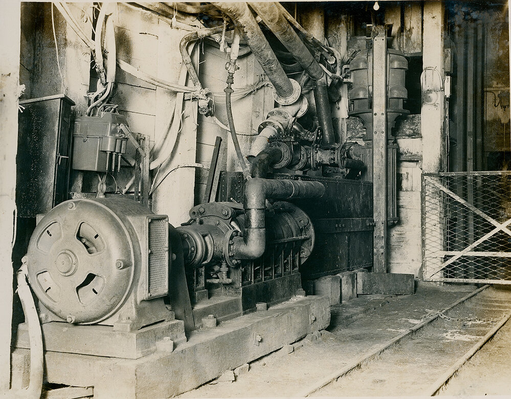 Dewatering pump near shaft