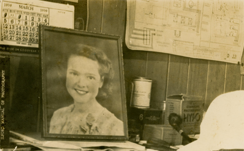 Inside photographers quarters Mineside, March 1939