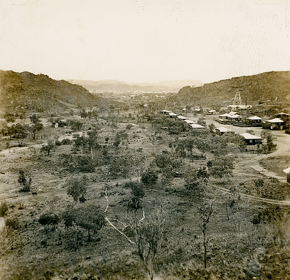 Looking east to Townside from Mineside
