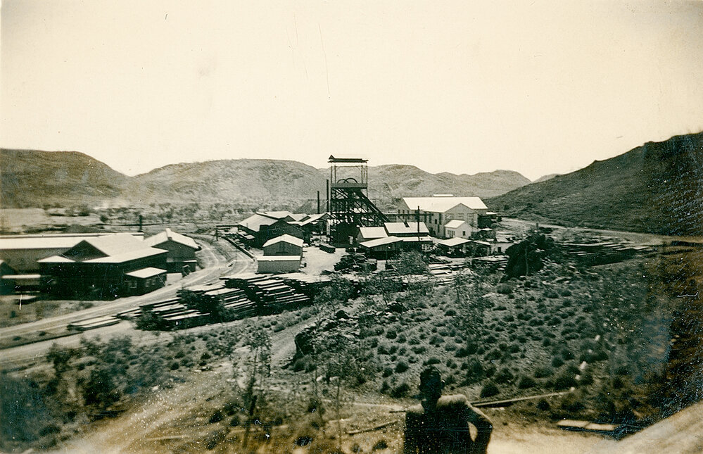 Man and Supply Area, Mount Isa Mines, c.1949