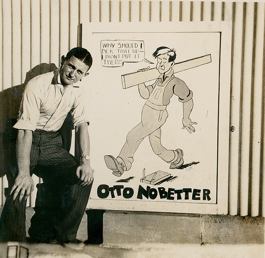MIM safety sign Norm Nancarrow