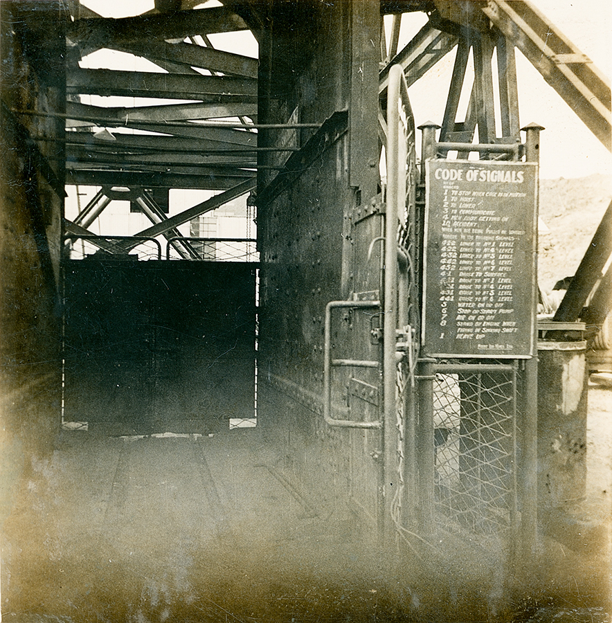 Man and Supply cage