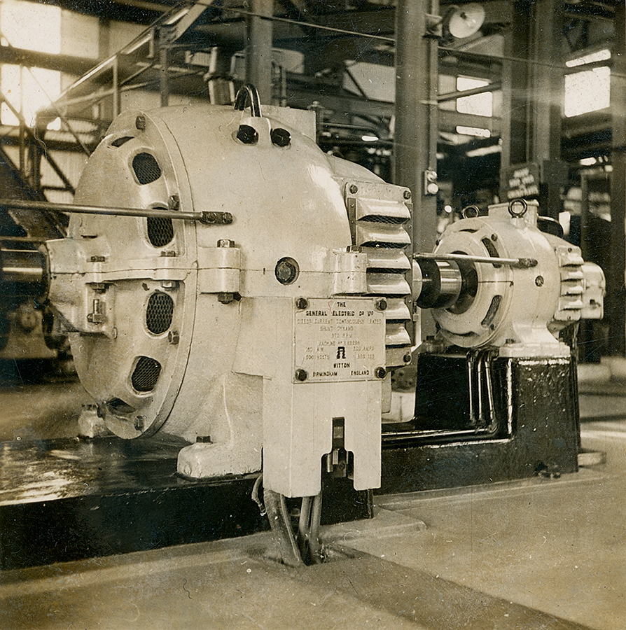 Man and Supply hoist motor generator set