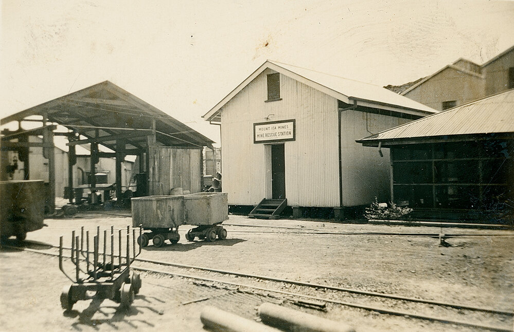 Mine Rescue Station at Man and Supply, c.1949 