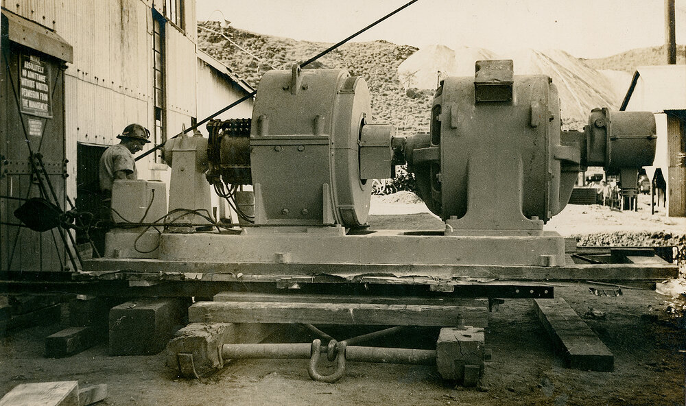 Motor generator for Man and Supply winder 
