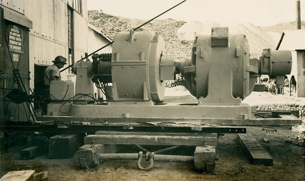 Motor generator set for Man and Supply winder 