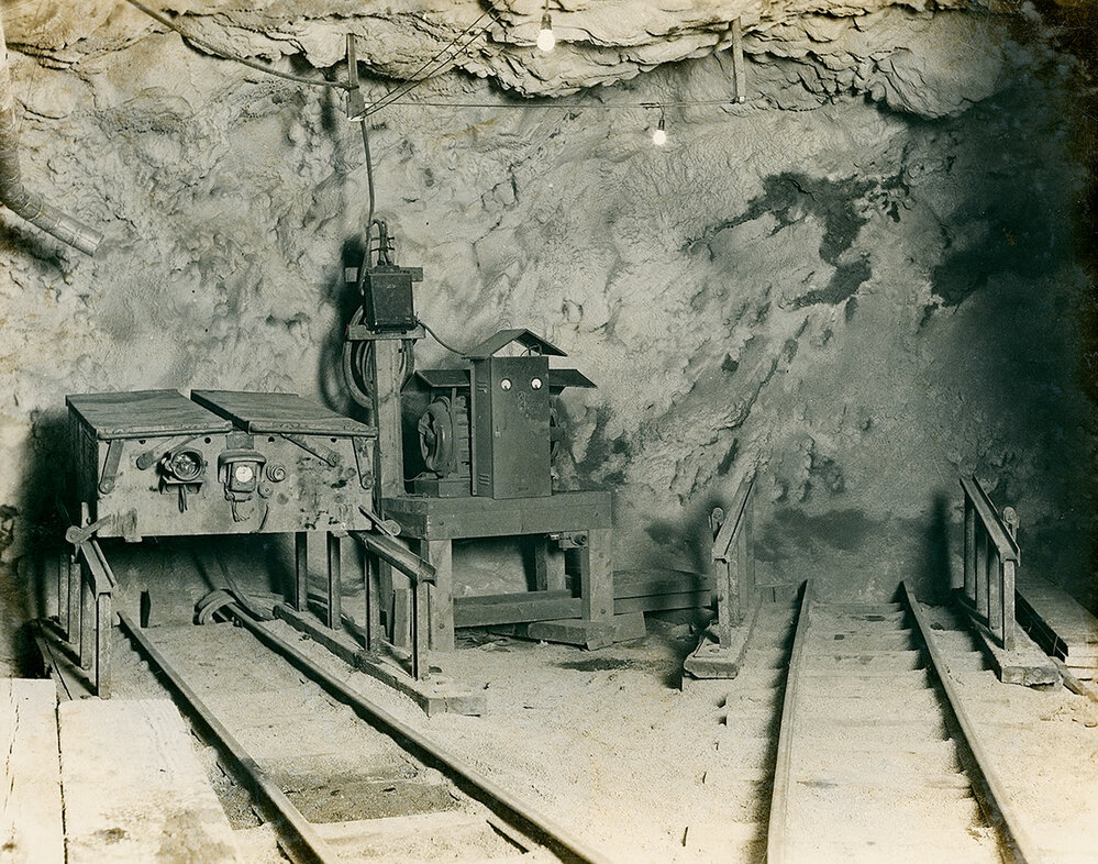 Mule battery charging station on 4 Level 