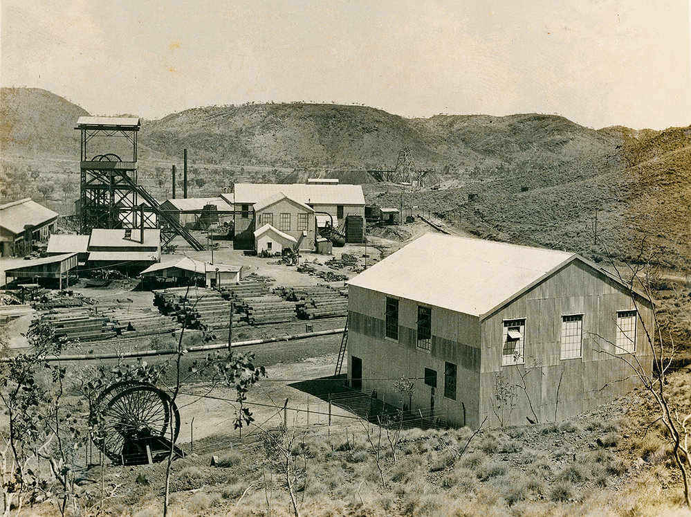 No 2 Ore Shaft completed, Mount Isa Mines