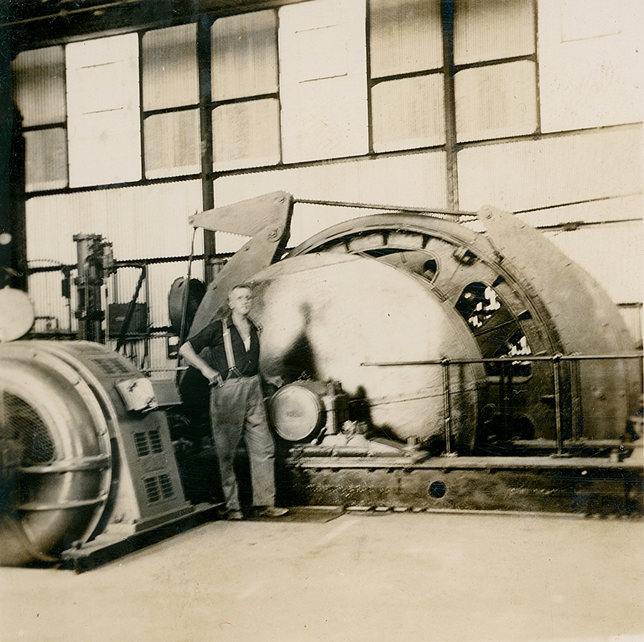 No 2 Ore Shaft winder and driver