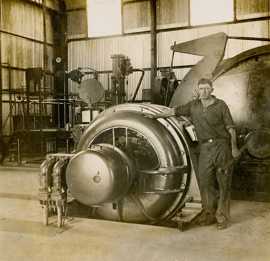 Ore Shaft winder motor No 2 Ore Shaft