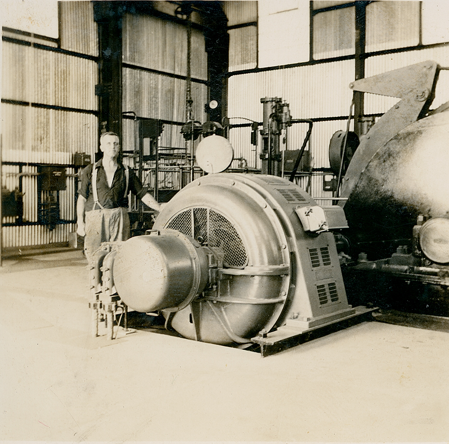 No 2 Ore Shaft winder and driver 