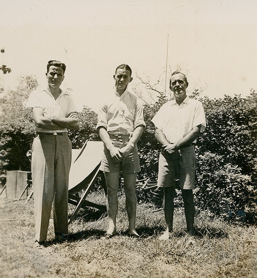 Norm Nancarrow with some boarders 