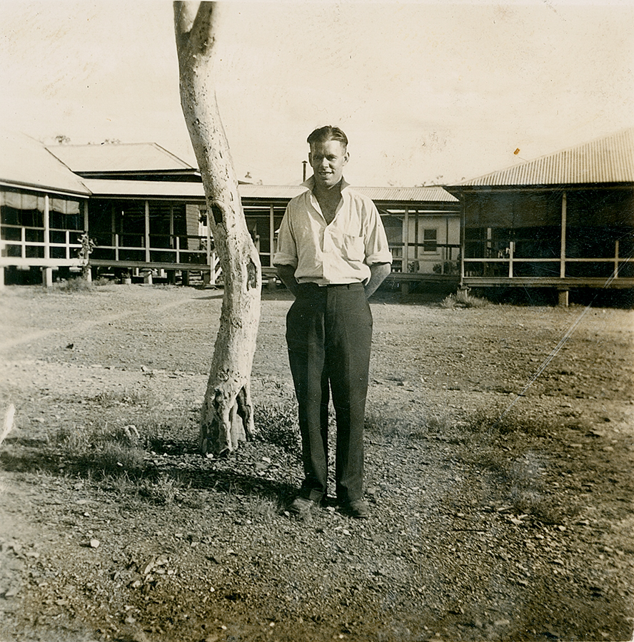 Man at hospital