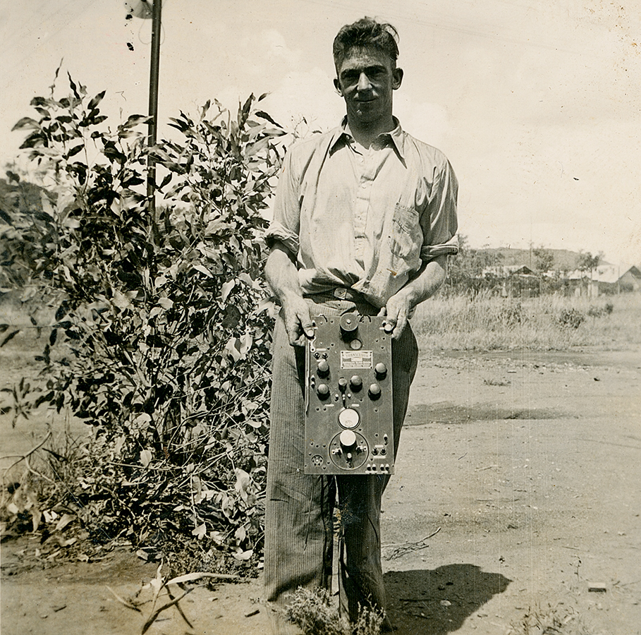 Portion of Western Radio Service depot inland mission radio 
