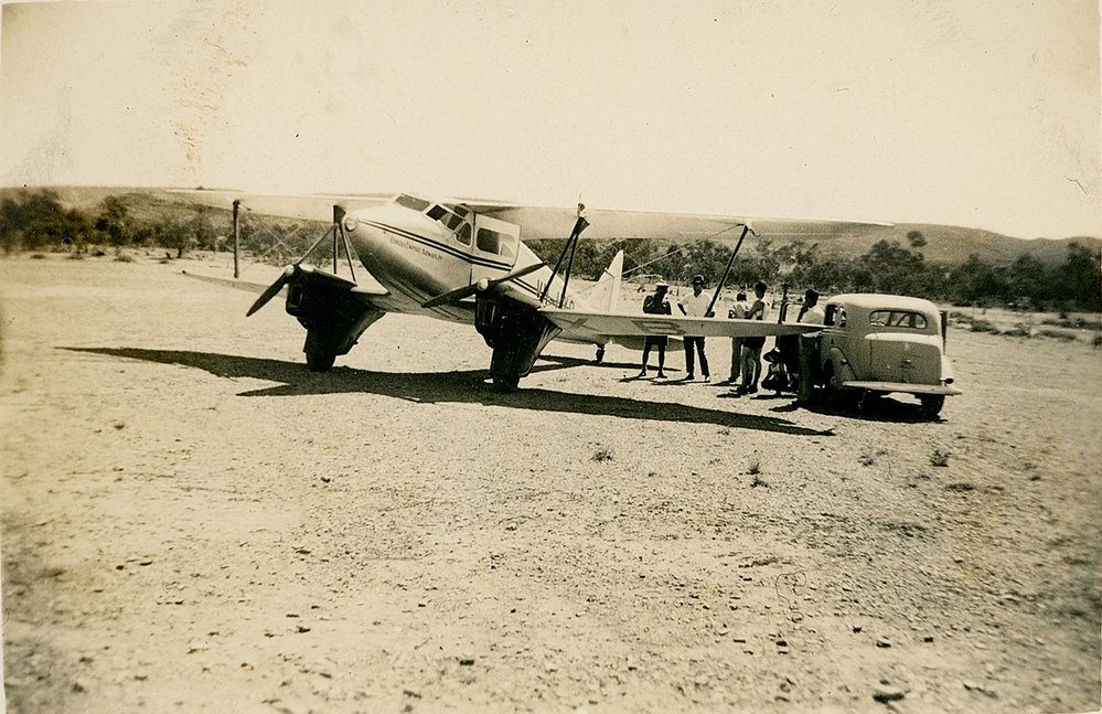 QANTAS Empire Airways DH90 Dragonfly at Mount Isa 