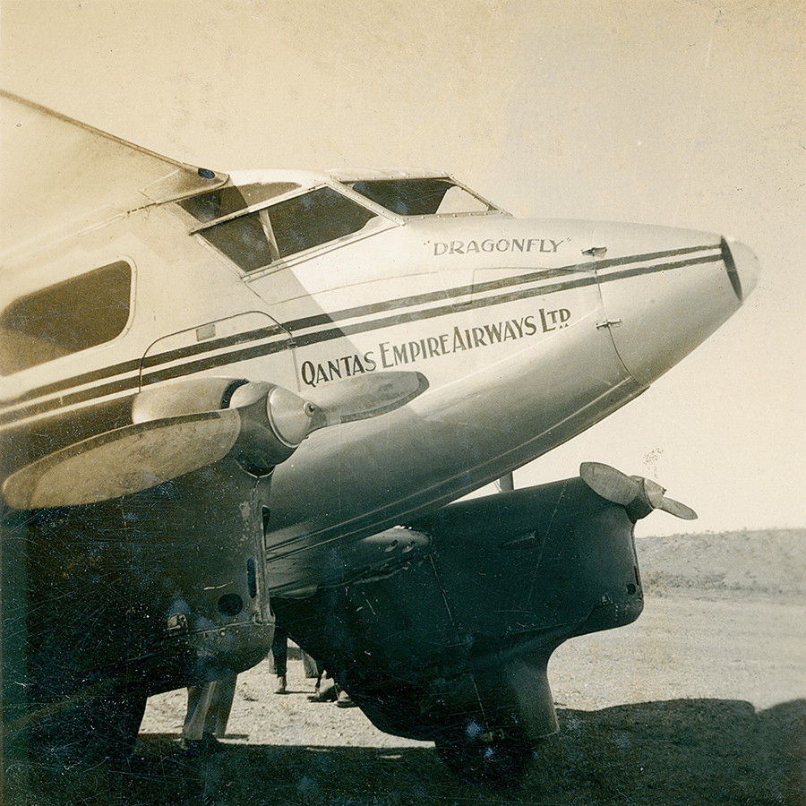 QANTAS Empire DH90 Dragonfly, c.1947