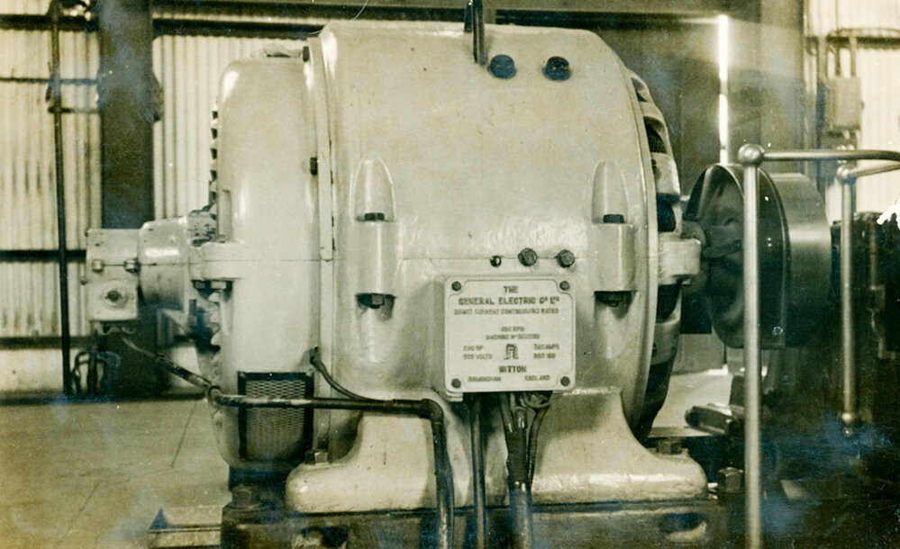 Man and Supply Winder motor Mount Isa Mines postcard