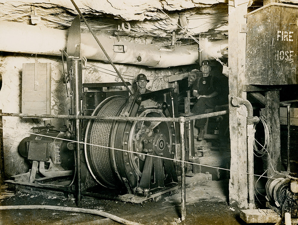 Sinking Winder 8 Level for No 2 Ore Shaft underground 