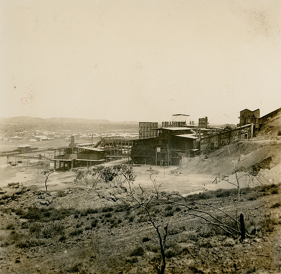 Smelter looking SE to Lead Smelter and Dwight Lloyd Sinter Plant 