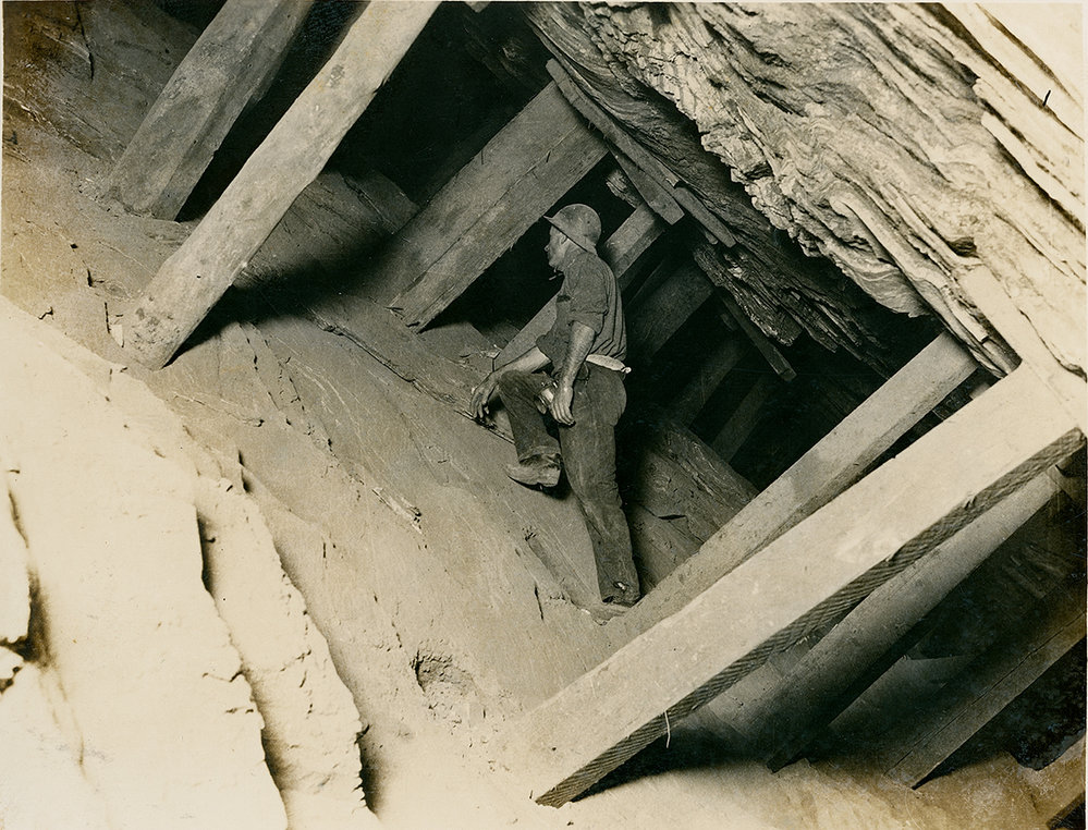 Stull Stoping 180 Lode above No 2 Level Rio Grande Orebody in high grade silver lead ore