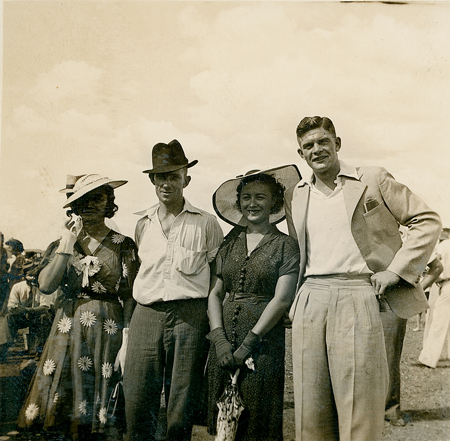 Sylvia Nancarrow at Mount Isa Races, Menzies