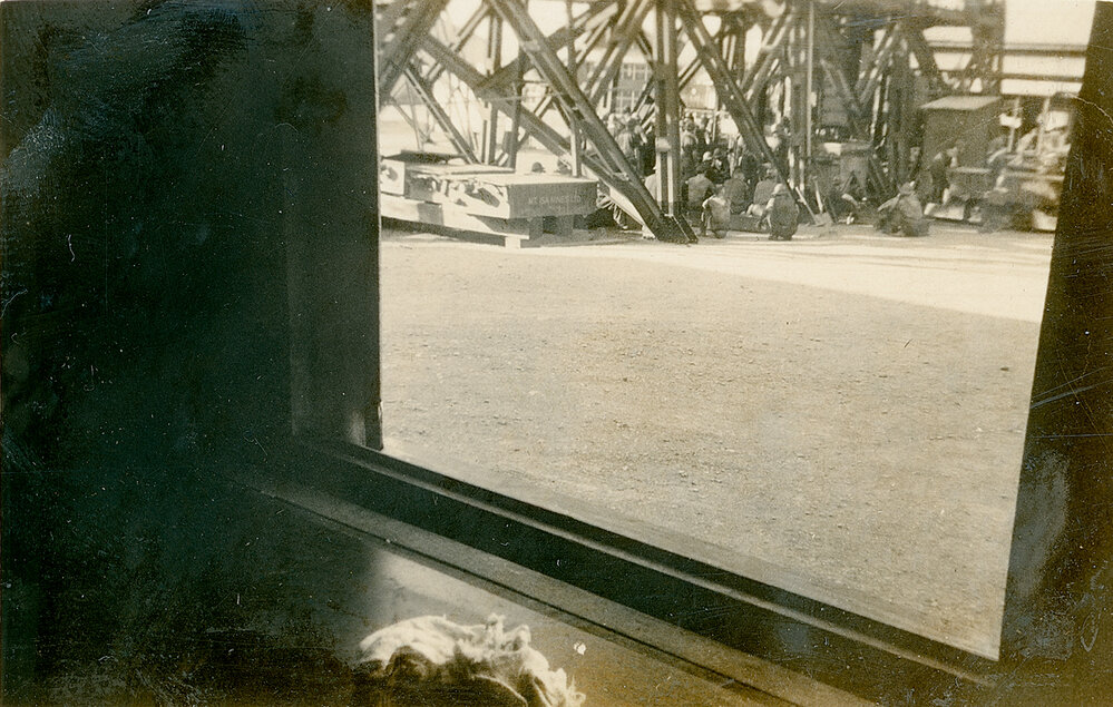 Underground workers waiting for the Man and Supply Cage 
