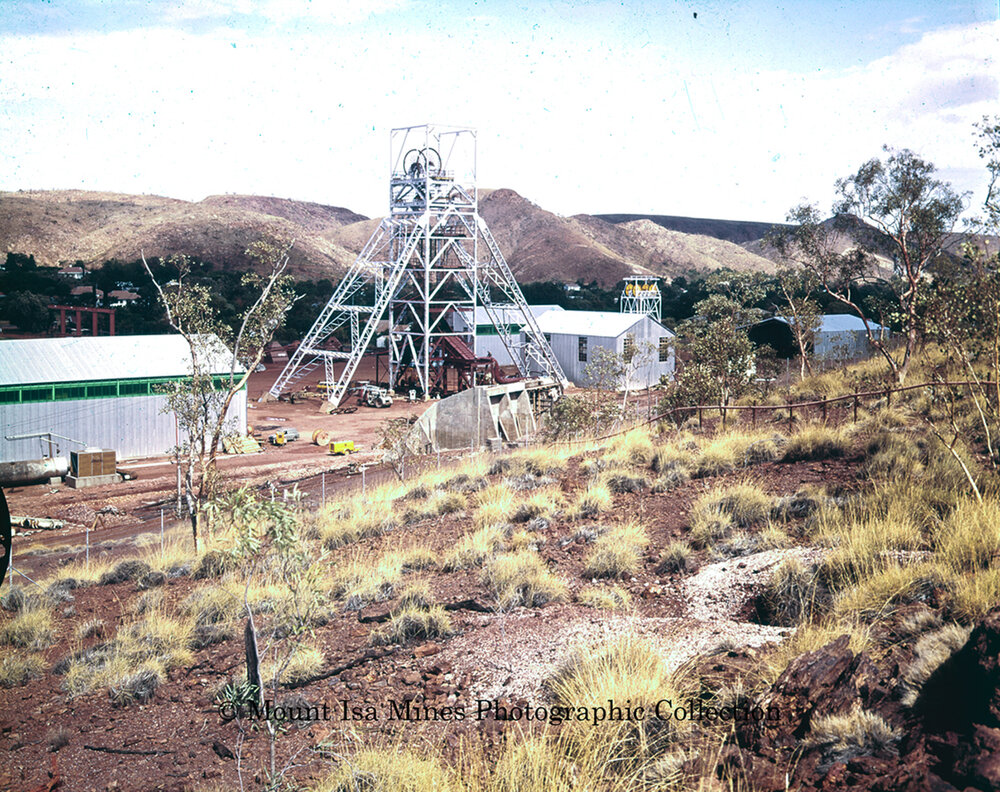 A10S/X41 shaft sinking and new headframe, Mount Isa Mines