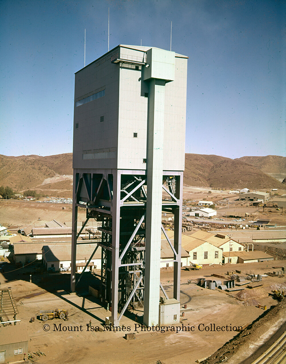 K57 R62 Winder Tower, Mount Isa Mines, c.1960s