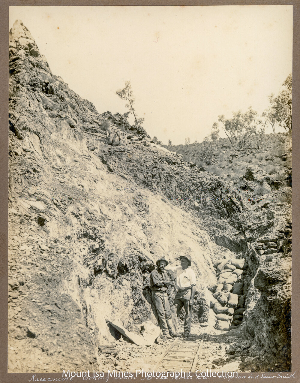 Racecourse open cut, Mount Isa Mines