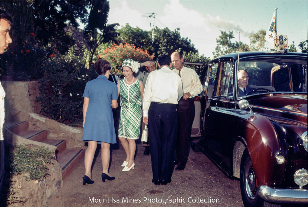 Queen Elizabeth II and Prince Philip, Casa Grande, April 1970