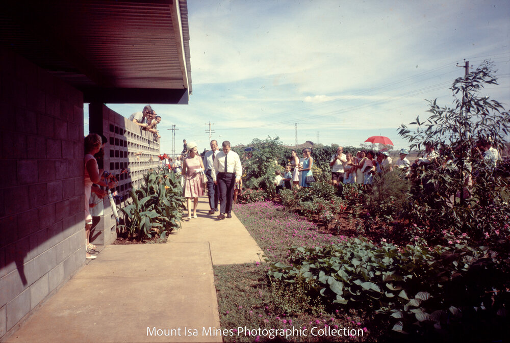 Queen Elizabeth II and Prince Philip visit flats, Parkside, April 1970