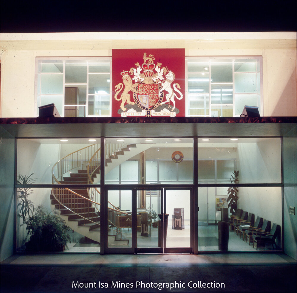 Mount Isa Mines General Office for royal visit, April 1970