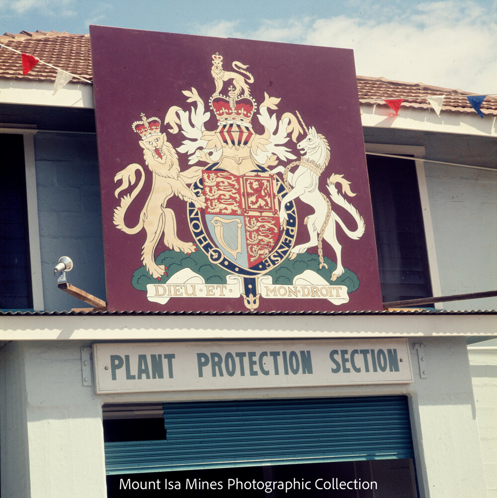 Kings Cross at Mount Isa Mines Fire Station, Mineside, April 1970