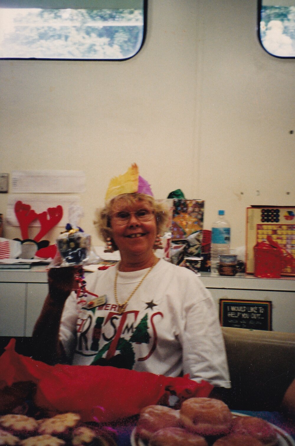 Trudy Zussino library Christmas party