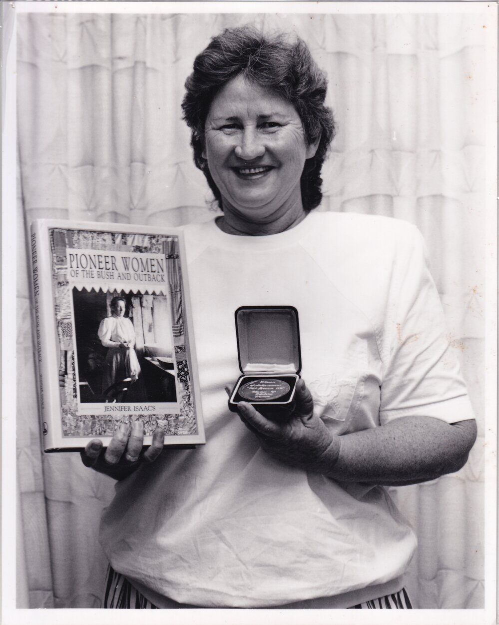 Valerie Brown receiving award