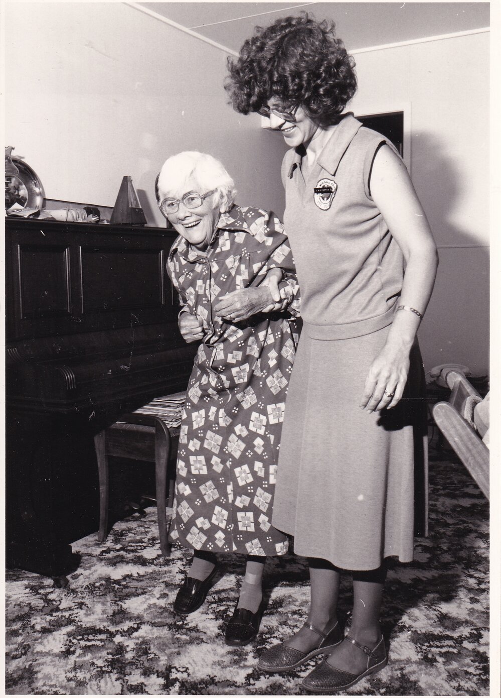 Blue Nursing nurse providing assistance