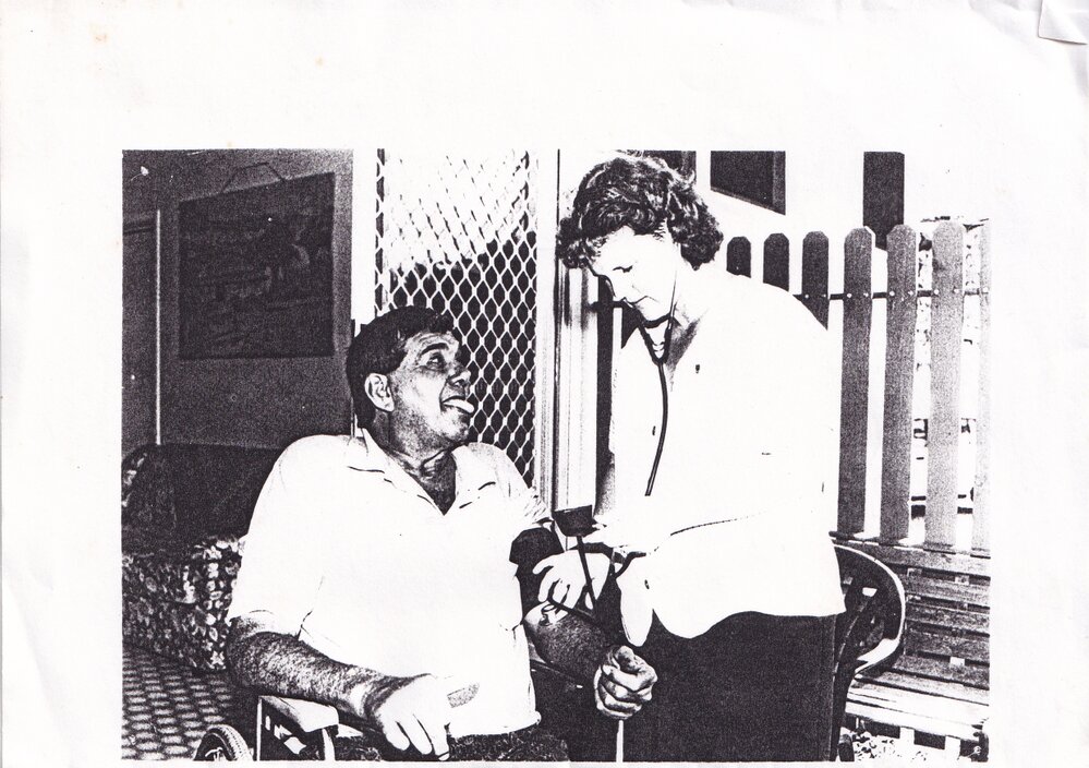 Blue Nursing Service nurse providing care