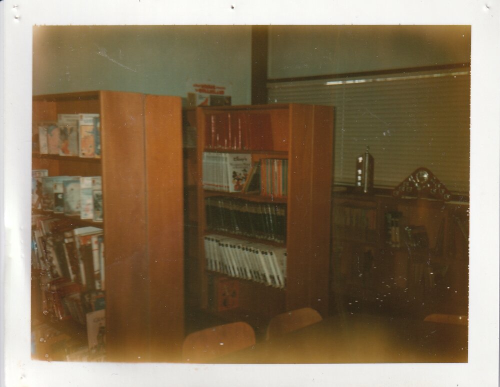 Inside an unknown regional library