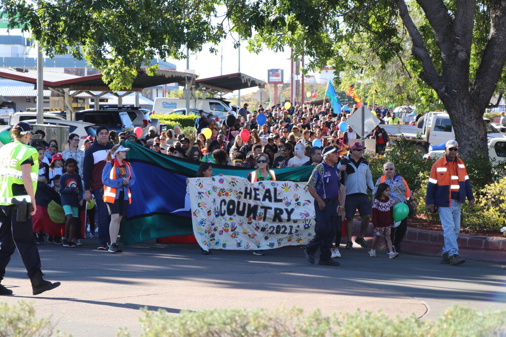 NAIDOC Street March, Mount Isa City, July 2021