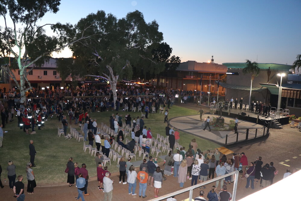 Anzac Day Dawn Service, Mount Isa City, April 2021