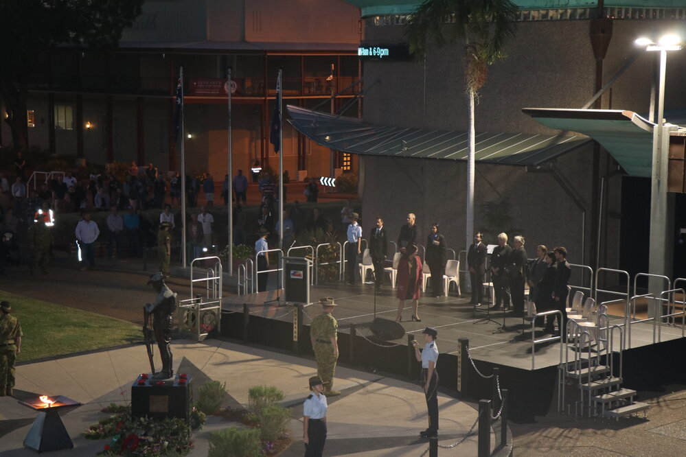 Anzac Day Dawn Service, Mount Isa City, April 2021
