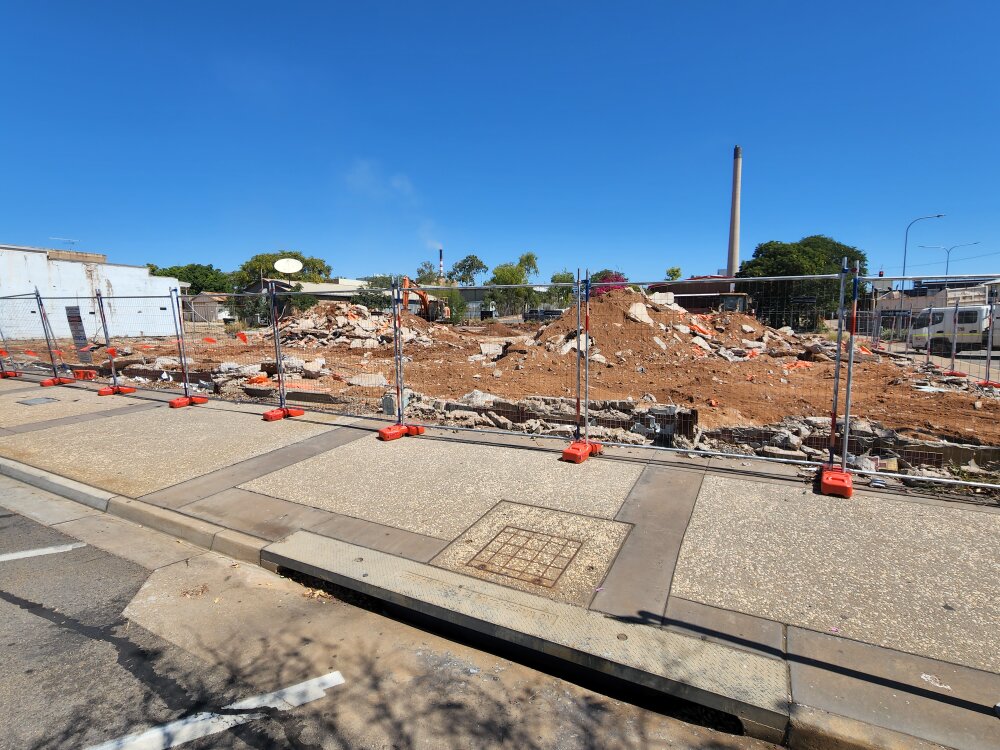 Centennial Place under construction, August 2022