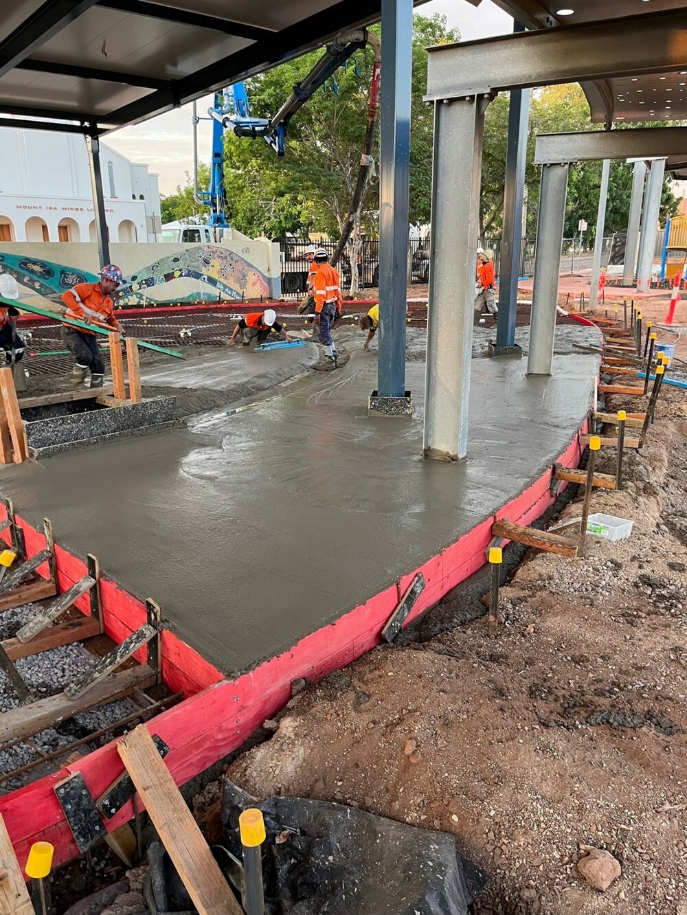 Family Fun Park under alteration, Parkside, November 2022