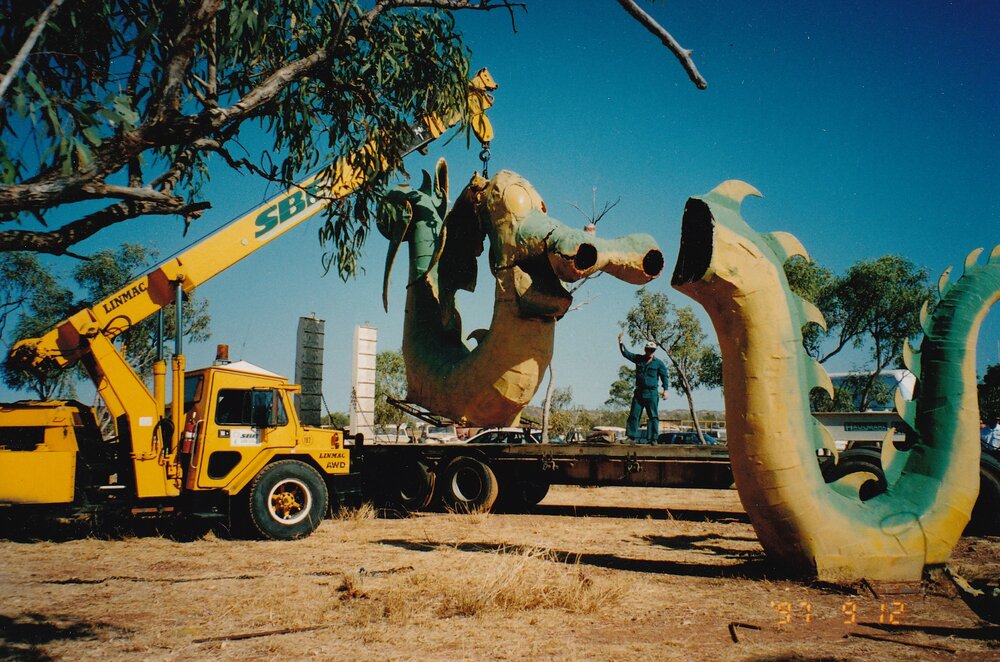 Noomadjoo being relocated, c.1997