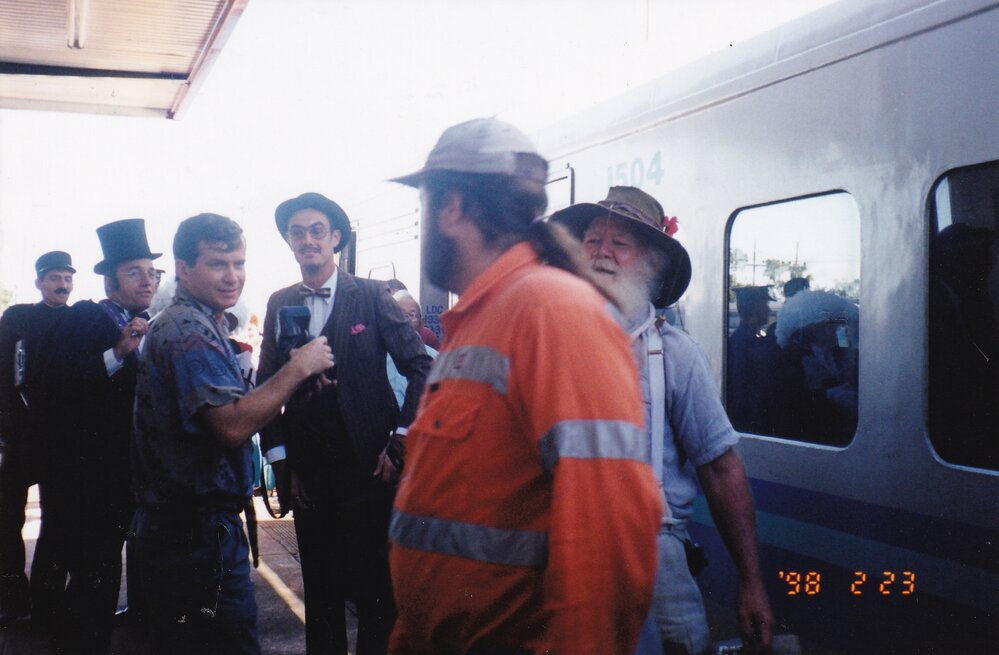 Mount Isa 75th at Railway Station, February 1998