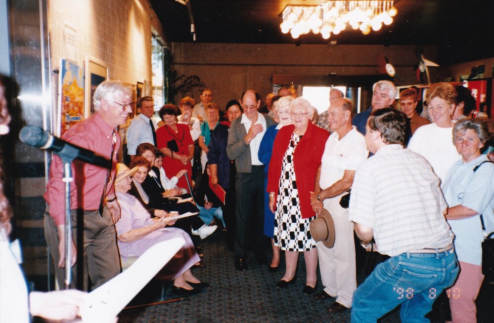 Art contest presentation Mount Isa 75th celebration, c.1998