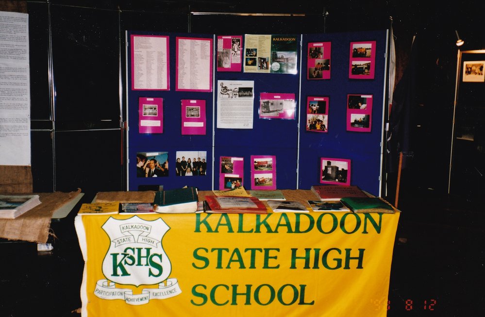 Kalkadoon State High School display at Mount Isa 75th celebration, c.1998