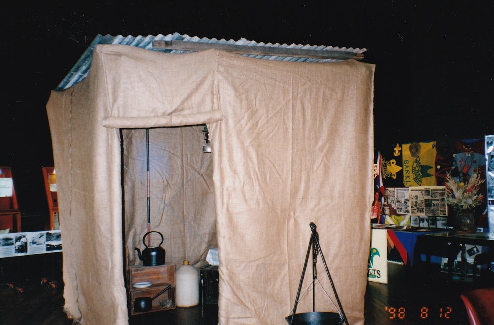 Tent House display at Mount Isa 75th celebration, c.1998