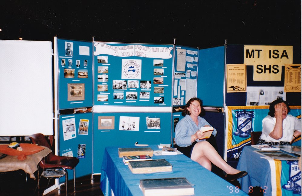 Australian Workers Union booth at Mount Isa 75th celebration, c.1998